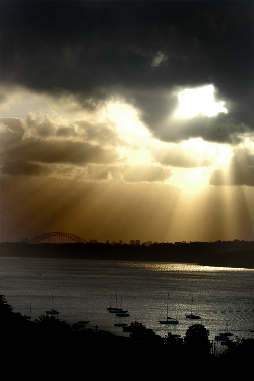 Sydney before storm